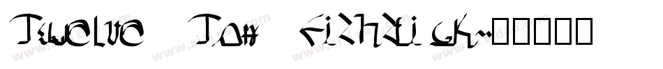 Twelve Ton Fishstick字体转换